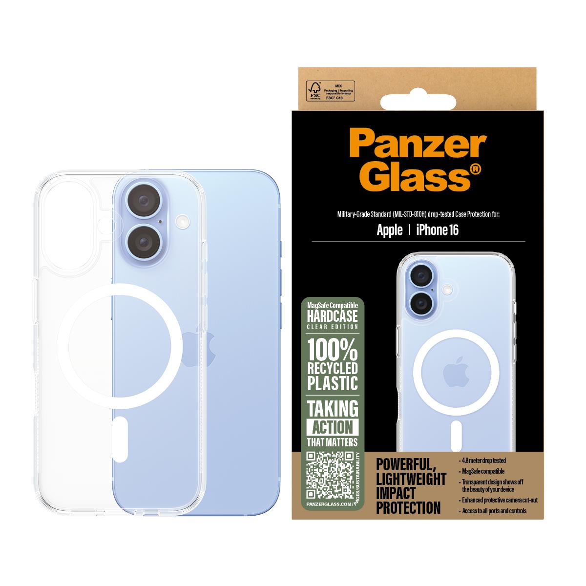 EU Product - HardCase Transparent White Iphone 16 thumbnail