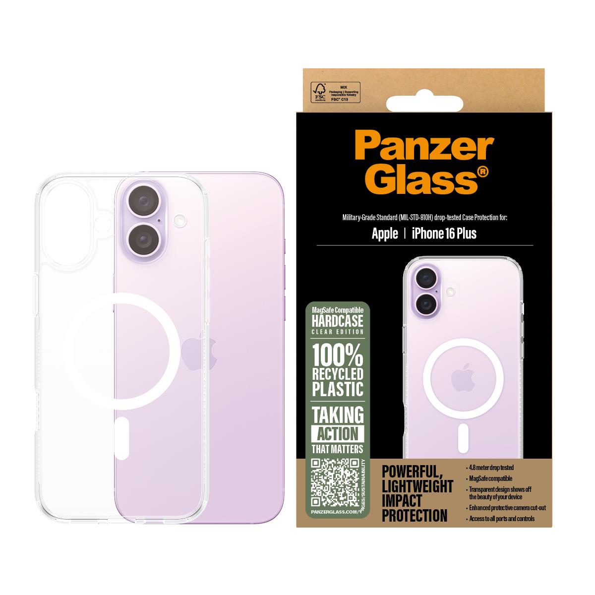EU Product - HardCase TransparentWhite Iphone16Plus thumbnail