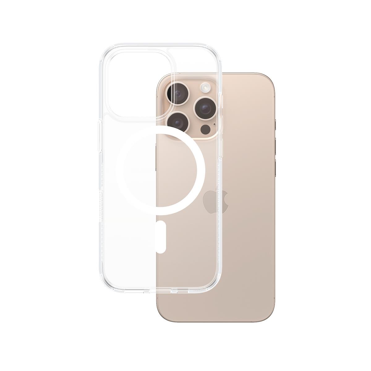 EU Product - PG HardCase Transparent White Iphone16 Pro Max thumbnail