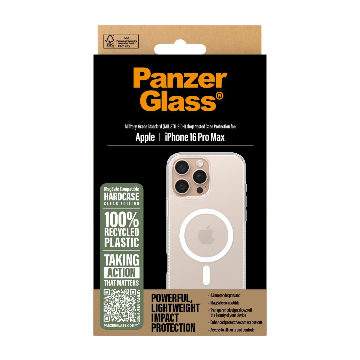 EU Product - PG HardCase Transparent White Iphone16 Pro Max thumbnail