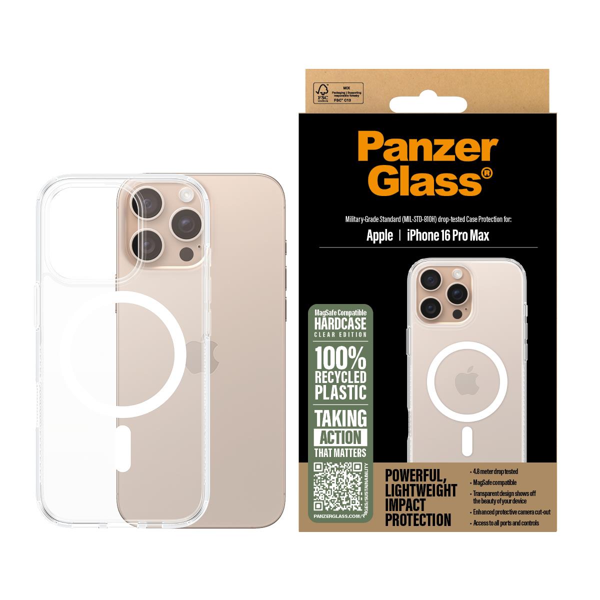 EU Product - PG HardCase Transparent White Iphone16 Pro Max thumbnail