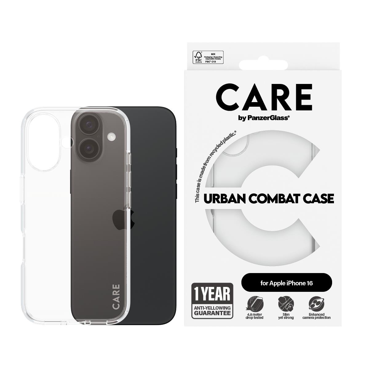 EU Product - CARE Transparent UrbanCombat iPhone16 thumbnail