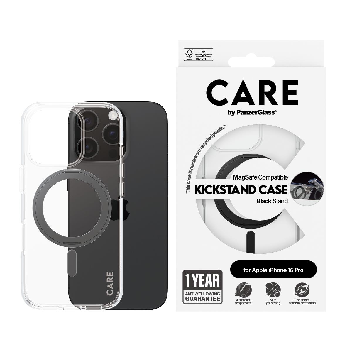 EU Product - CARE Transparent MagSafe iPhone 16 Pro thumbnail