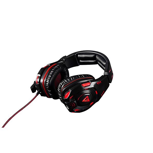 Modecom VOLCANO GHOST Headset Wired Head-band Gaming Black, Red thumbnail