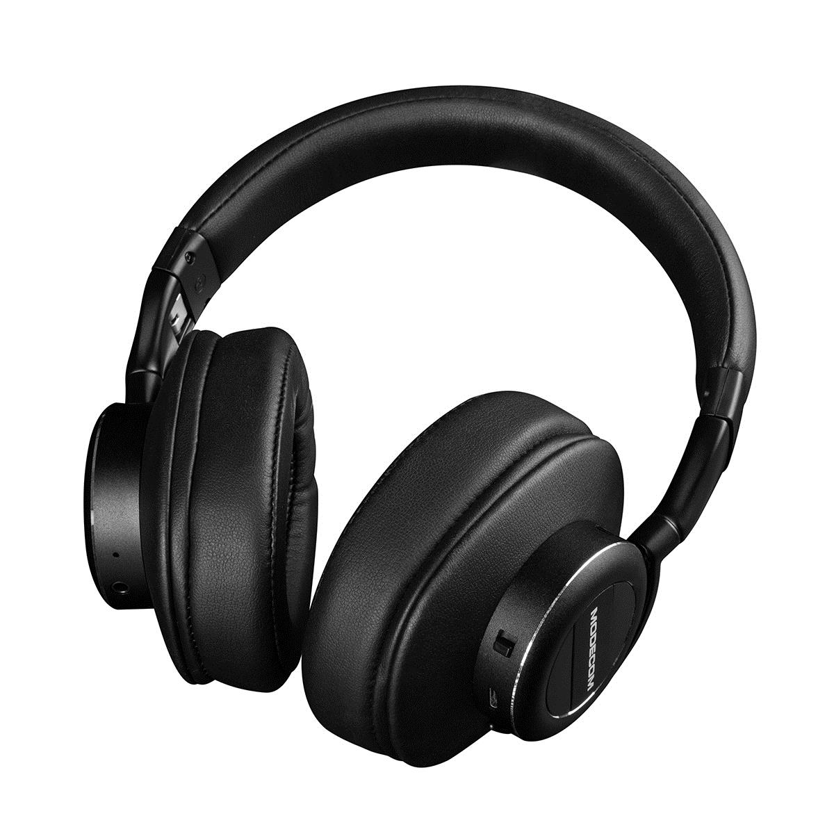 Modecom S-MC-1001HF headphones/headset Wired Head-band Music Bluetooth Black thumbnail