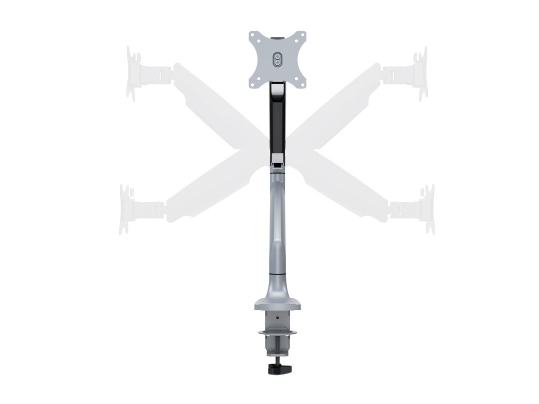 M Deskmount Gas Spring Single Silver thumbnail