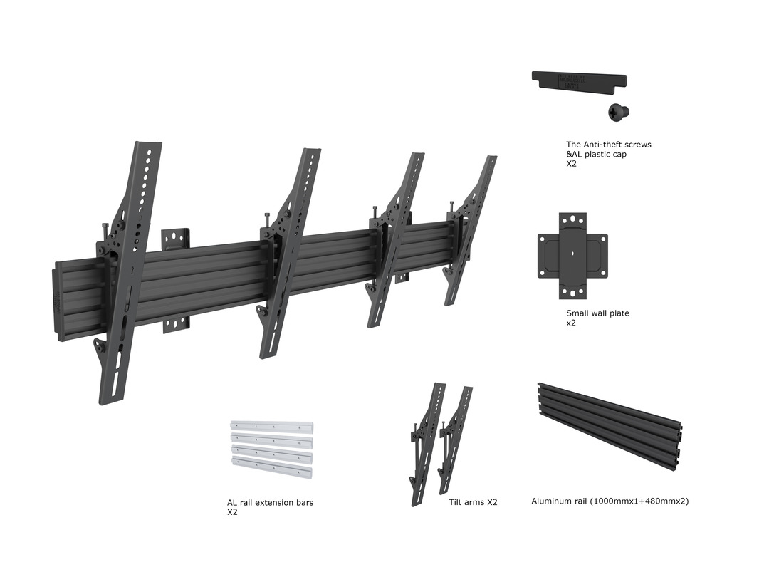 M Wallmount Pro MBW2U Tilt Black thumbnail