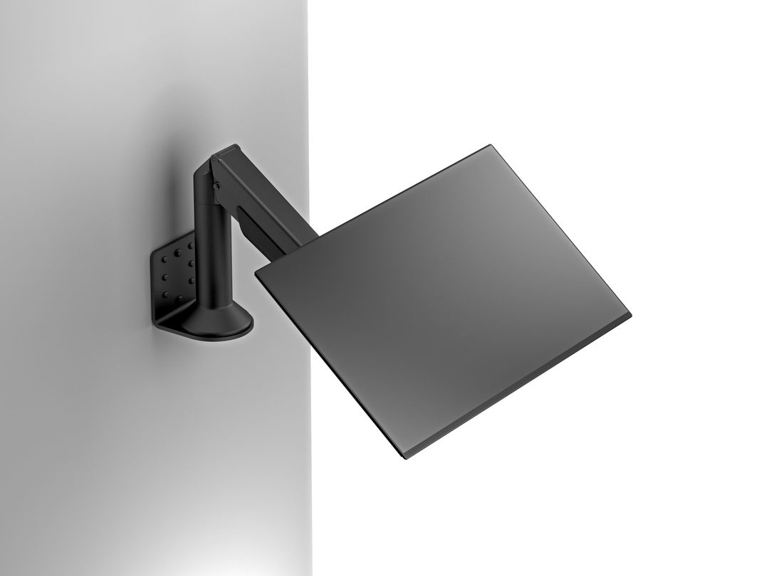 M VESA Gas Lift Arm Desk or Wall Basic Black thumbnail
