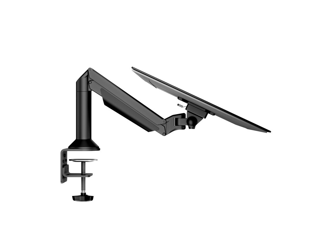 M VESA Gas Lift Arm Desk or Wall Basic Black thumbnail