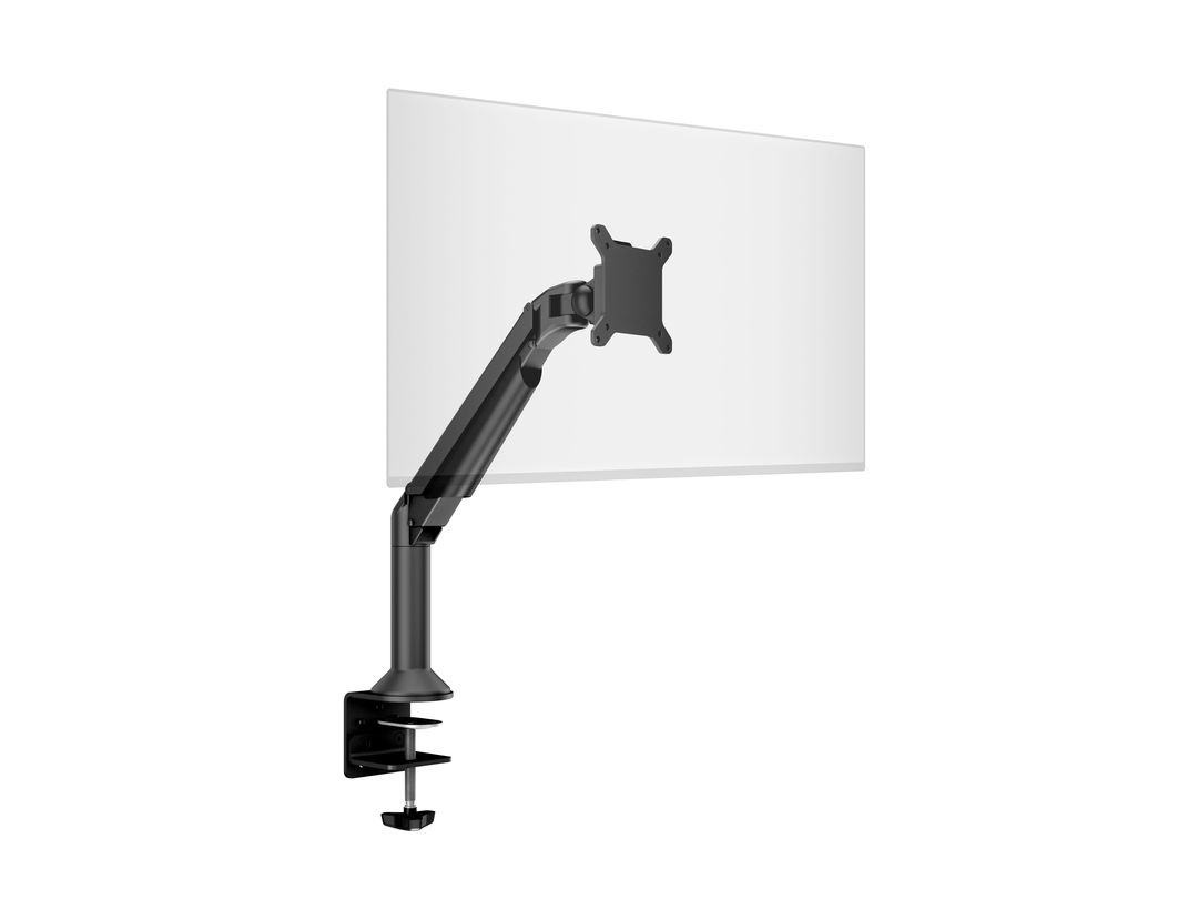 M VESA Gas Lift Arm Desk or Wall Basic Black thumbnail