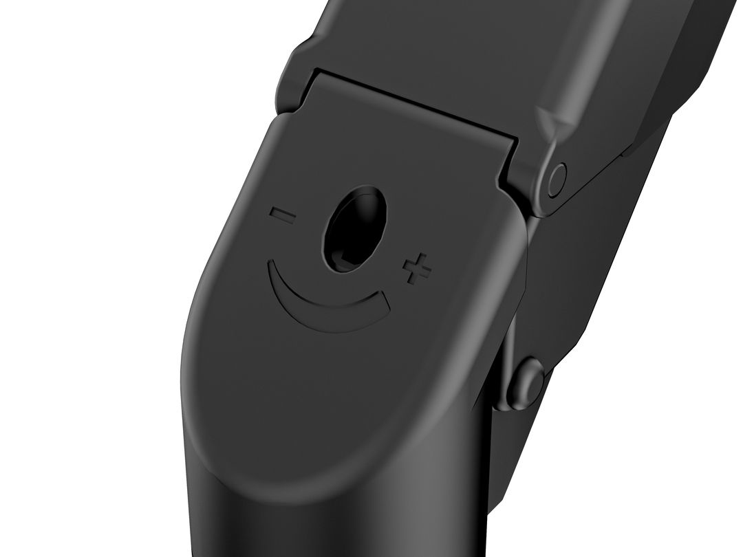 M VESA Gas Lift Arm Desk or Wall Basic Black thumbnail