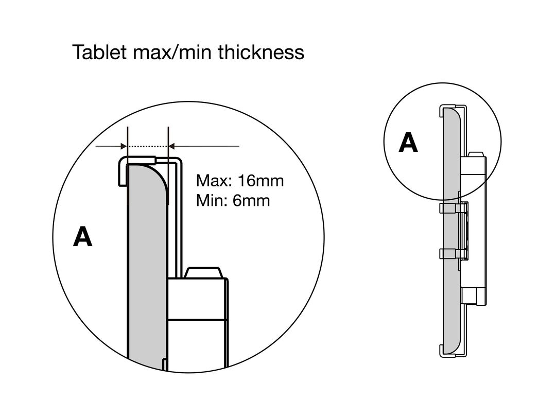 M Lockable Tablet Mount thumbnail