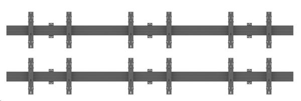 M Wallmount Pro MBW3x2U Push In Pop Out Blac thumbnail