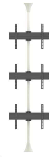 M Floor to Ceiling Mount Pro MBFC3U White thumbnail