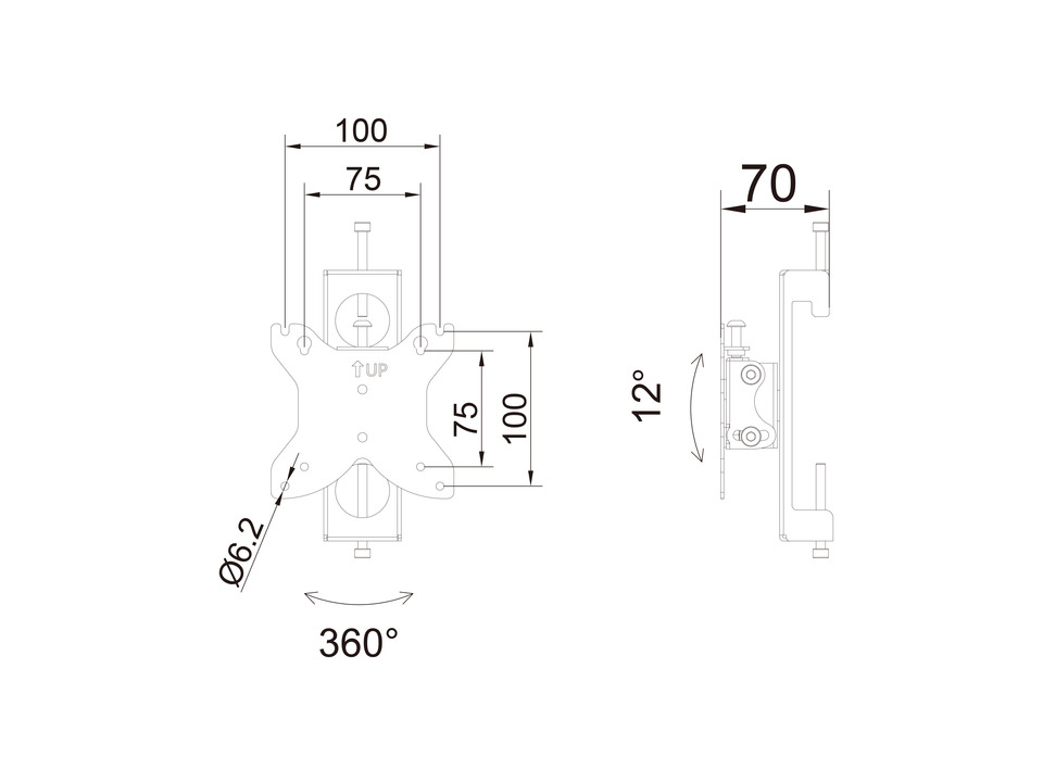M Pro Series - Monitor Mount Flex Pro 75/100 thumbnail