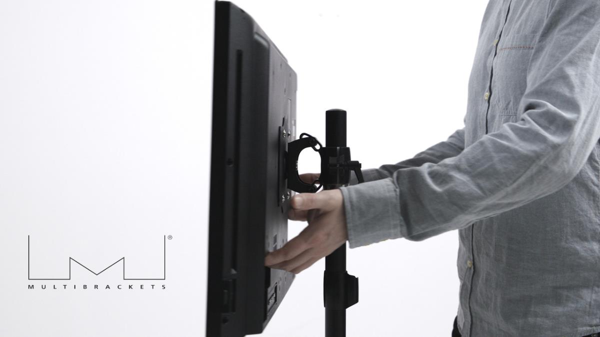 Deskstand Basic Single - 75x75 - 100x100 - Black - HAS thumbnail
