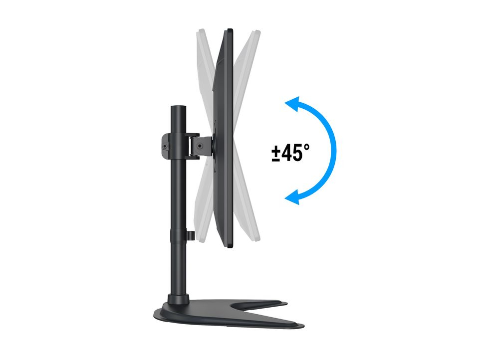 Deskstand Basic Single - 75x75 - 100x100 - Black - HAS thumbnail