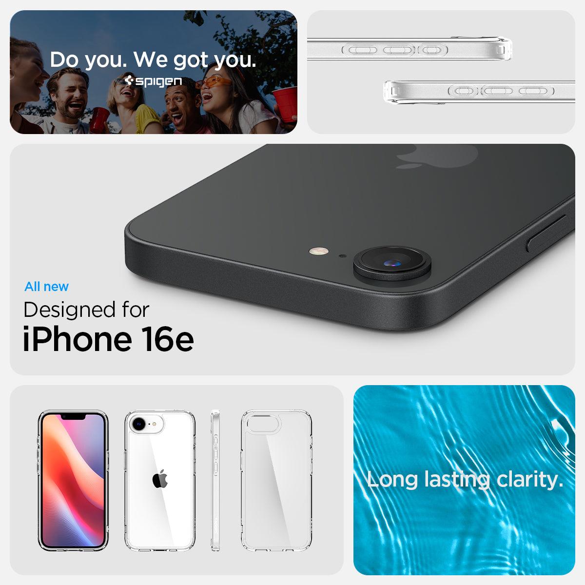EU Product - Ultra Hybrid Case for iPhone 17e/16e - Crystal Clear thumbnail