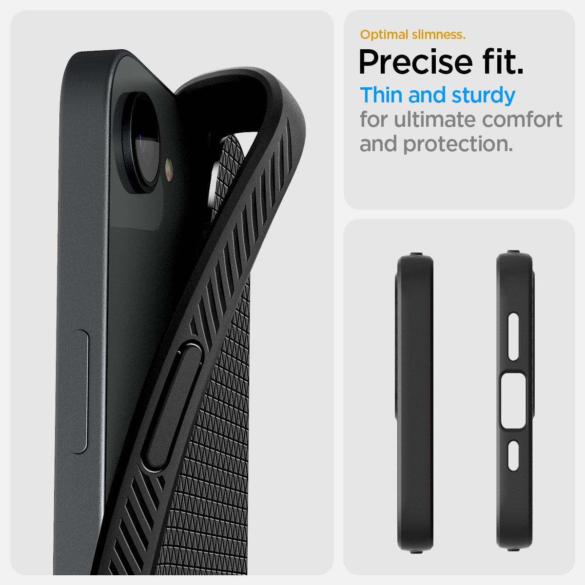 EU Product - Liquid Air Case for iPhone 17e/16e - Matte Black thumbnail