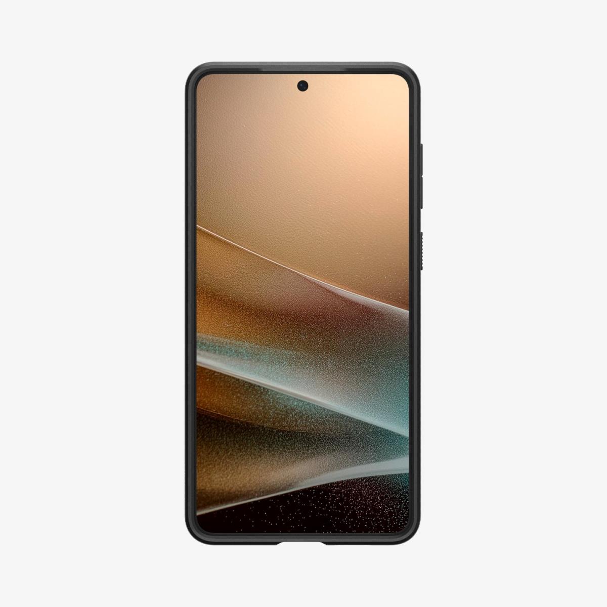 EU Product - Samsung Galaxy S25 Edge Liquid Air Case - Matte Black thumbnail