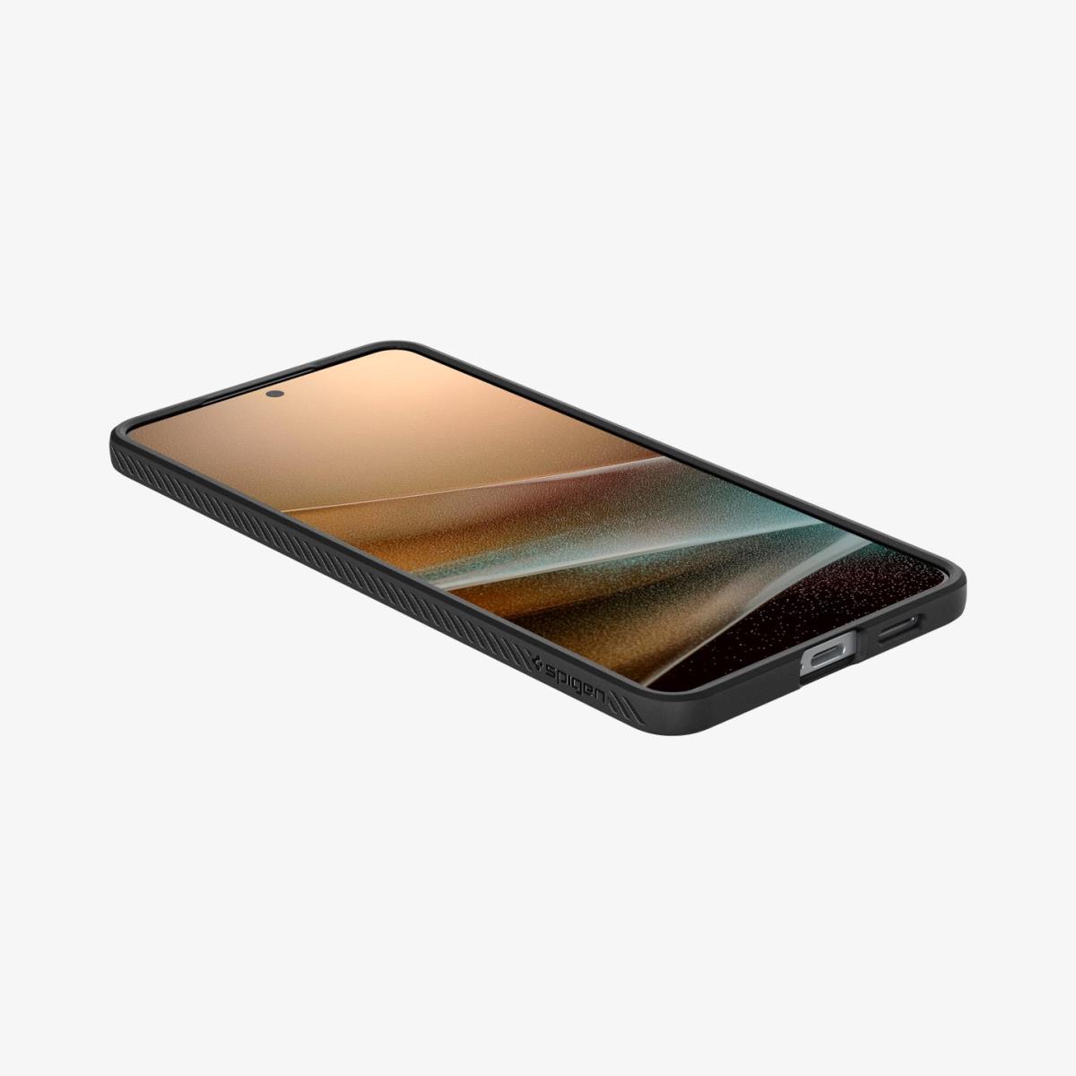EU Product - Samsung Galaxy S25 Edge Liquid Air Case - Matte Black thumbnail