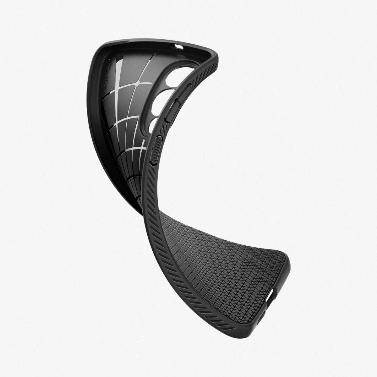 EU Product - Samsung Galaxy S25 Edge Liquid Air Case - Matte Black thumbnail