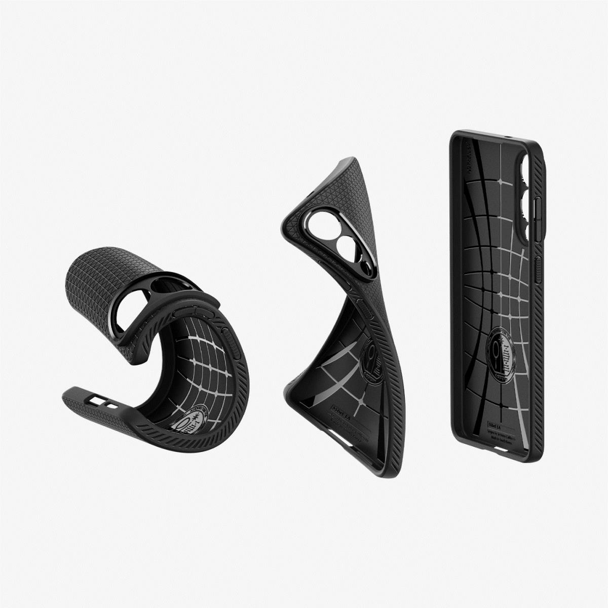 EU Product - Samsung Galaxy S25 Edge Liquid Air Case - Matte Black thumbnail