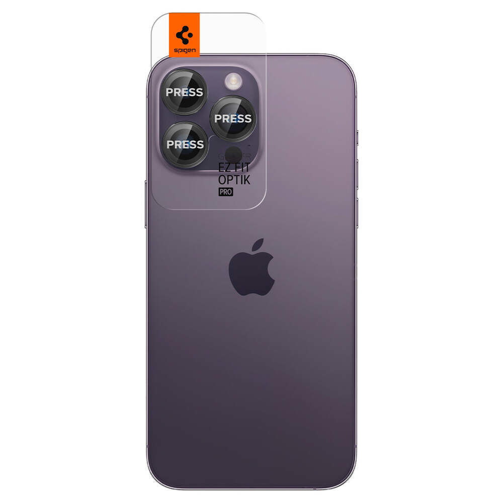 EU Product - iPhone 17 Pro/Pro Max Glas.tR EZ Fit Optik Pro Lens Protector, 2-pack - Black thumbnail