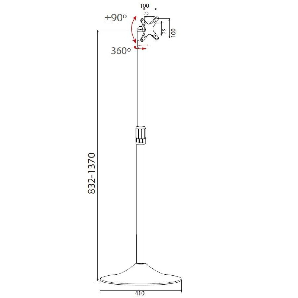 EU Product - TV LED/LCD Standfu� rund, 13