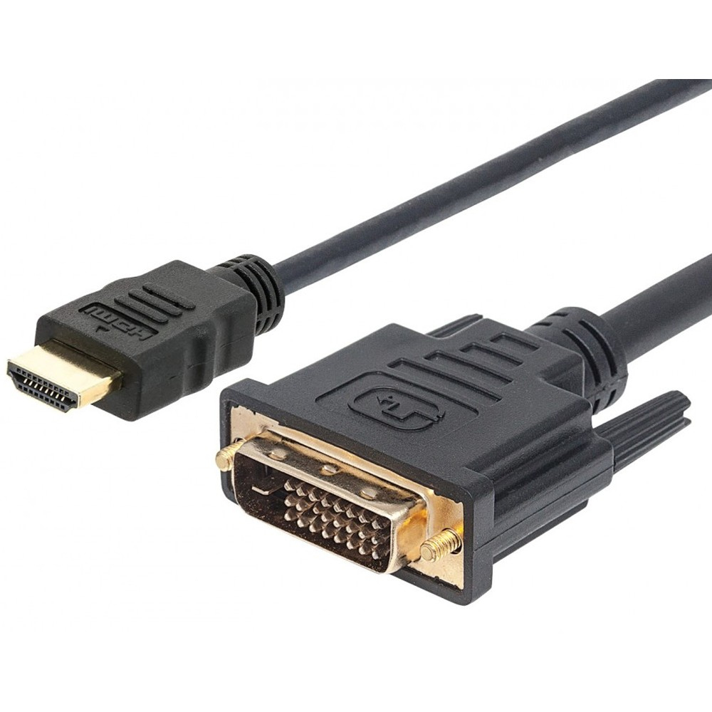 EU Product - HDMI zu DVI-D Kabel 1.8m schwarz thumbnail