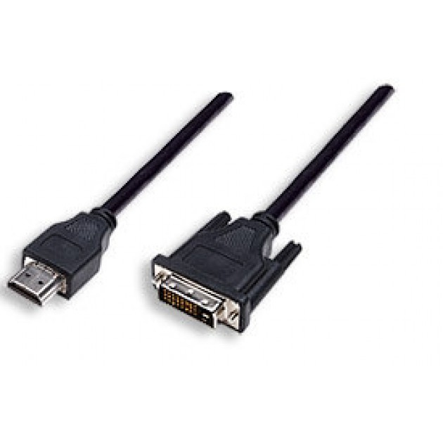 EU Product - HDMI zu DVI-D Kabel 3m schwarz thumbnail