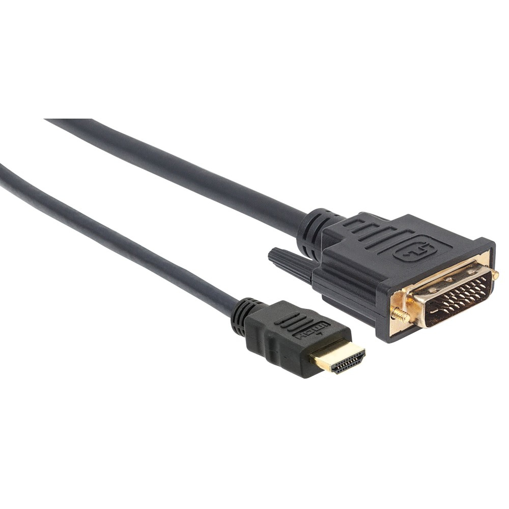 EU Product - HDMI zu DVI-D Kabel 5m schwarz thumbnail