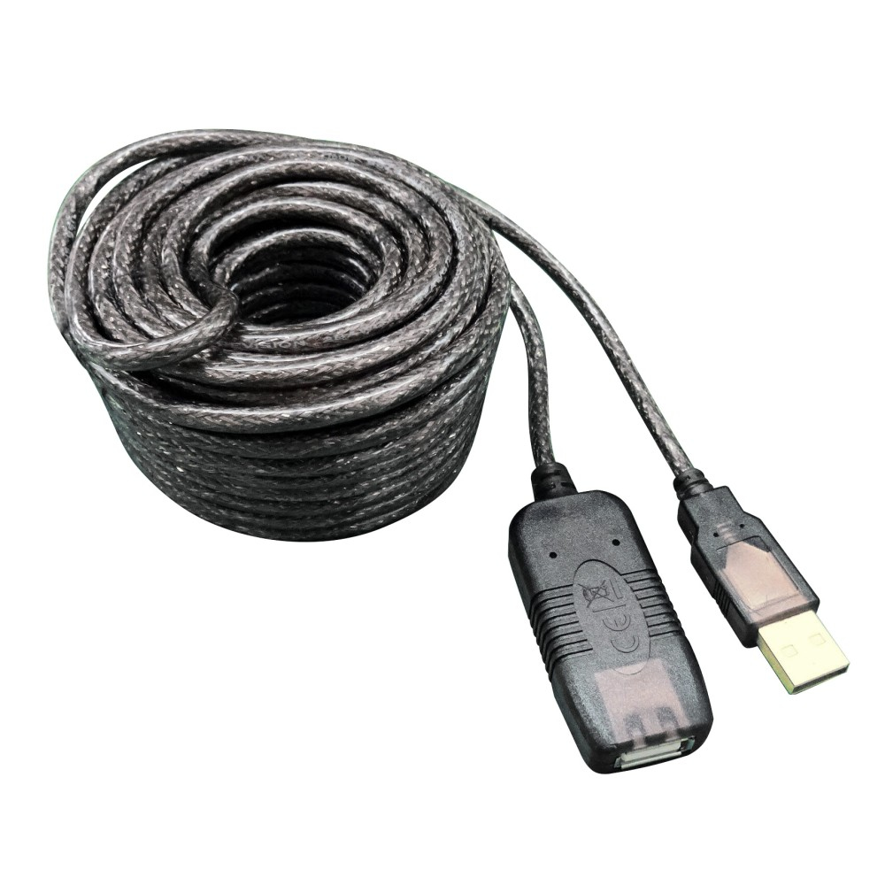 EU Product - USB 2.0 Aktive Verl�ngerung, Hi-Speed, 10m, schwarz thumbnail