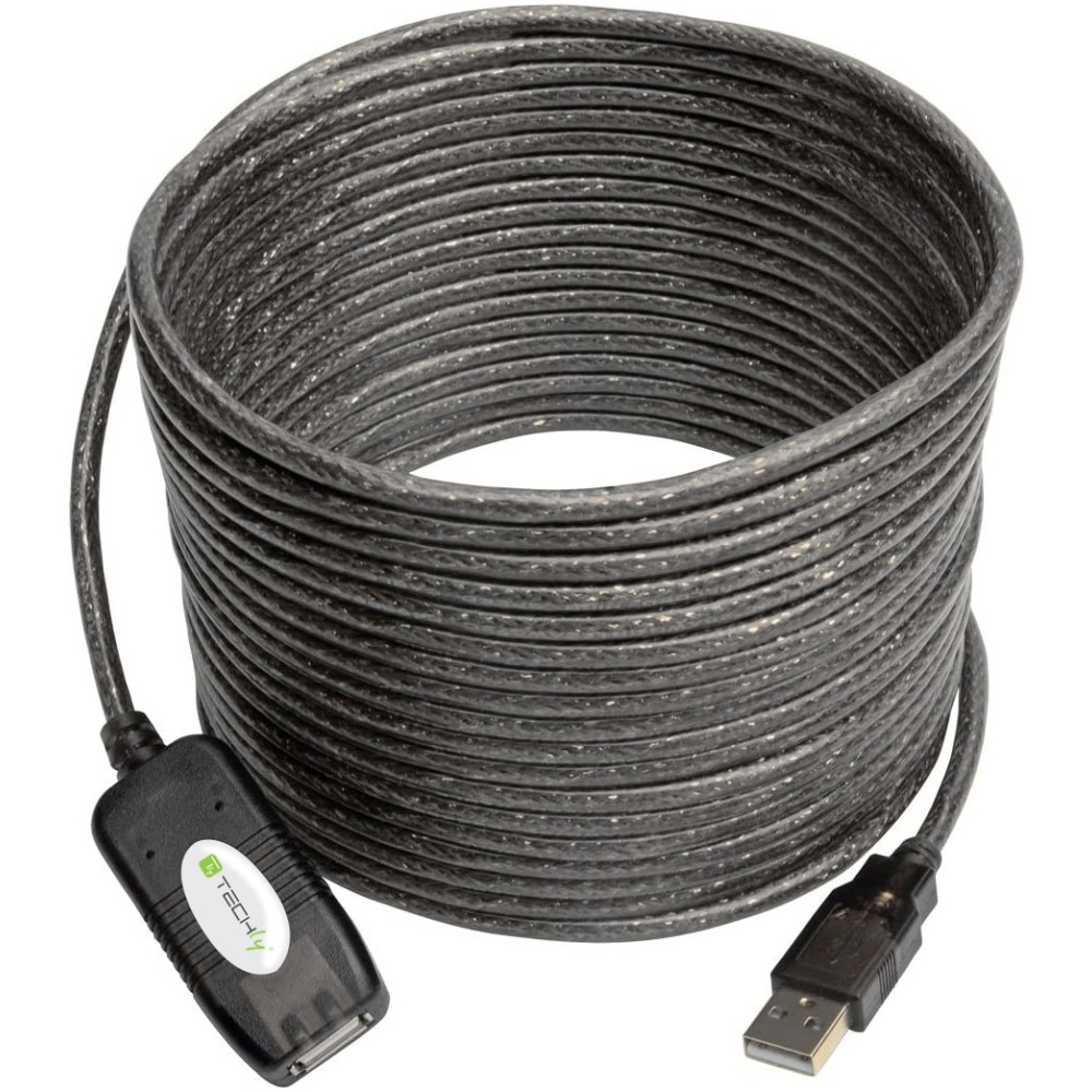 EU Product - USB 2.0 Aktive Verl�ngerung, Hi-Speed, 10m, schwarz thumbnail