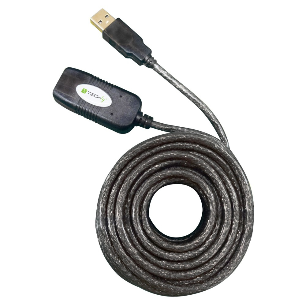 EU Product - USB 2.0 Aktive Verl�ngerung, Hi-Speed, 10m, schwarz thumbnail