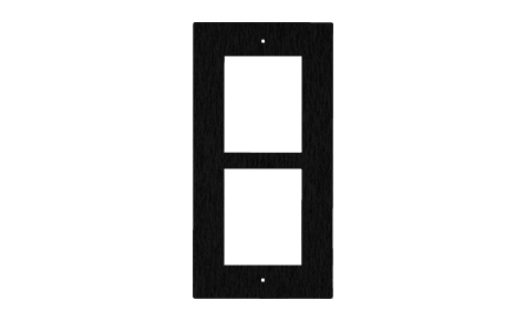 Flush Installation Frame for 2 IP Verso Modules (requires item 9155015) - Black thumbnail