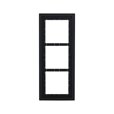 Modular Apartment Door  Station Three Modular  Mounting Plate, Black thumbnail
