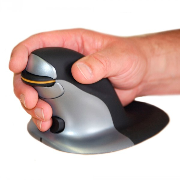 Posturite Penguin mouse Ambidextrous USB Type-A Laser 1200 DPI thumbnail