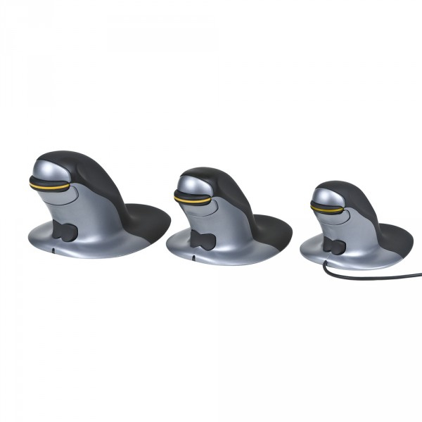 Posturite Penguin mouse Ambidextrous USB Type-A Laser 1200 DPI thumbnail