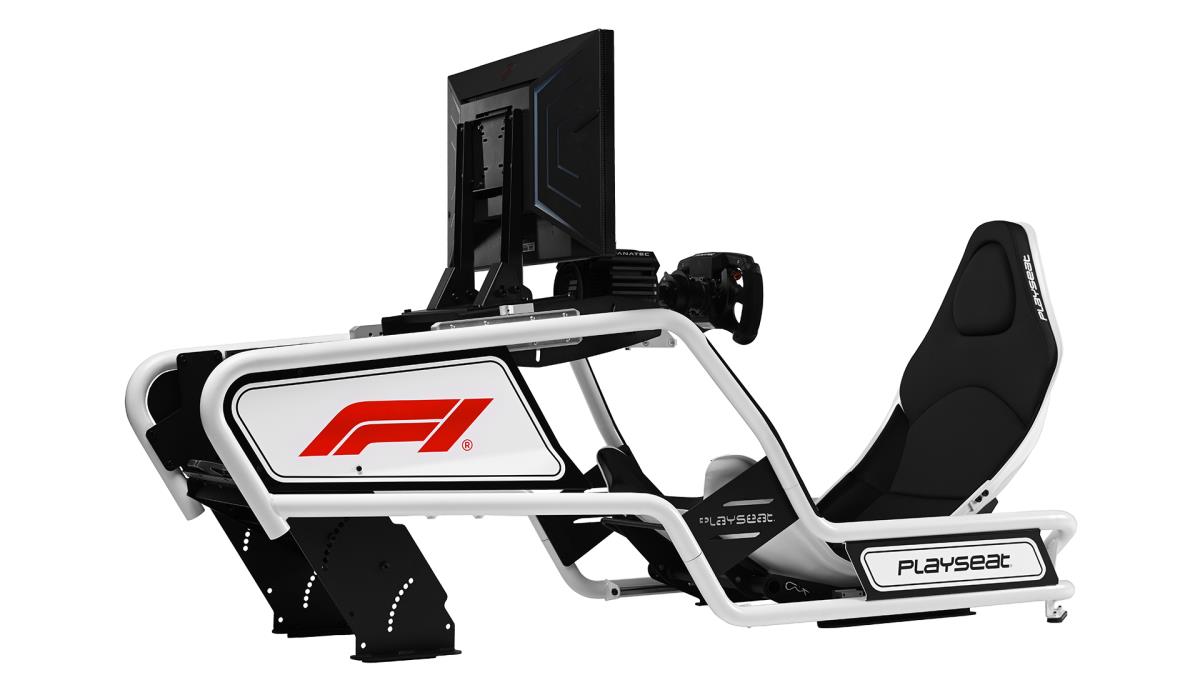 Playseat Formula Intelligence - F1 Edition Universal gaming chair Padded seat Black, White thumbnail