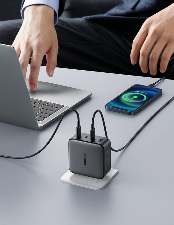 EU Product - GaN Fast Charger 100W, 3xUSB-C, 1xUSB-A thumbnail