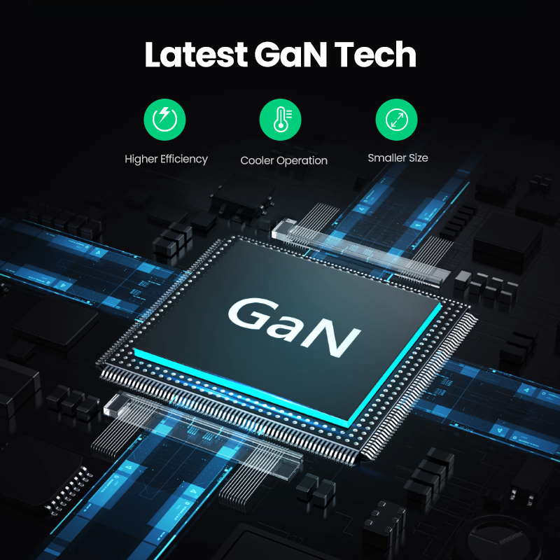 EU Product - GaN Fast Charger 100W, 3xUSB-C, 1xUSB-A thumbnail