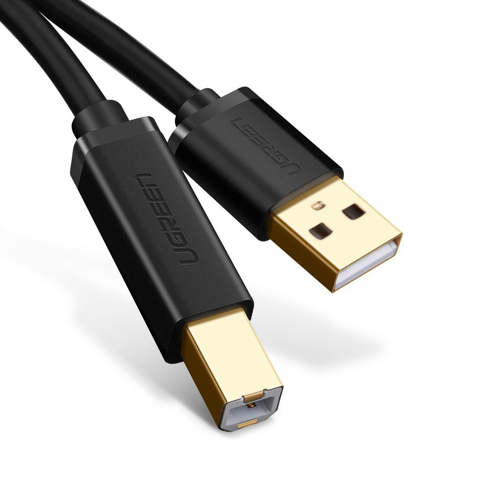 EU Product - USB Printer cable USB-A to USB-B, 1.5m - Black thumbnail