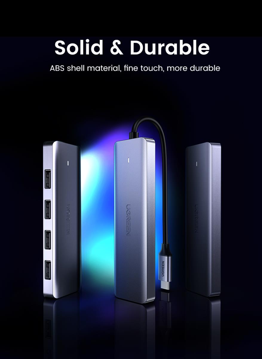 REVODOK USB-C 4-PORT USB 3.0 HUB thumbnail