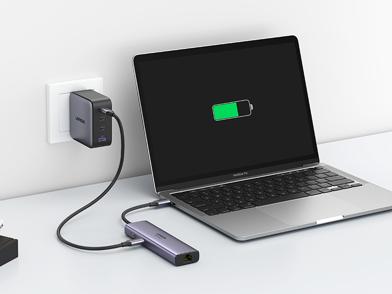 EU Product - 7-in-1 USB-C Adapter to USB-A/HDMI/SD/TF/PD/Ethernet RJ45 thumbnail