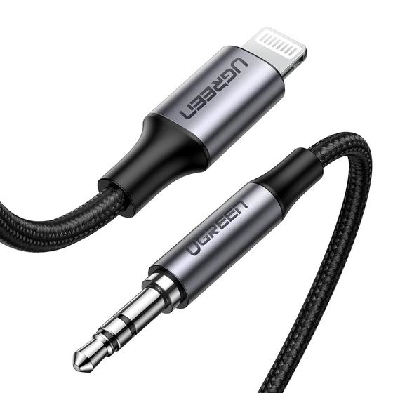 EU Product - Lightning to Aux 3.5mm Cable, 1m - Black thumbnail