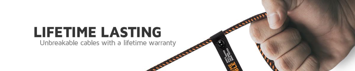 Xtreme Cable - USB-c - Micro - 1.5m - Black / Orange thumbnail