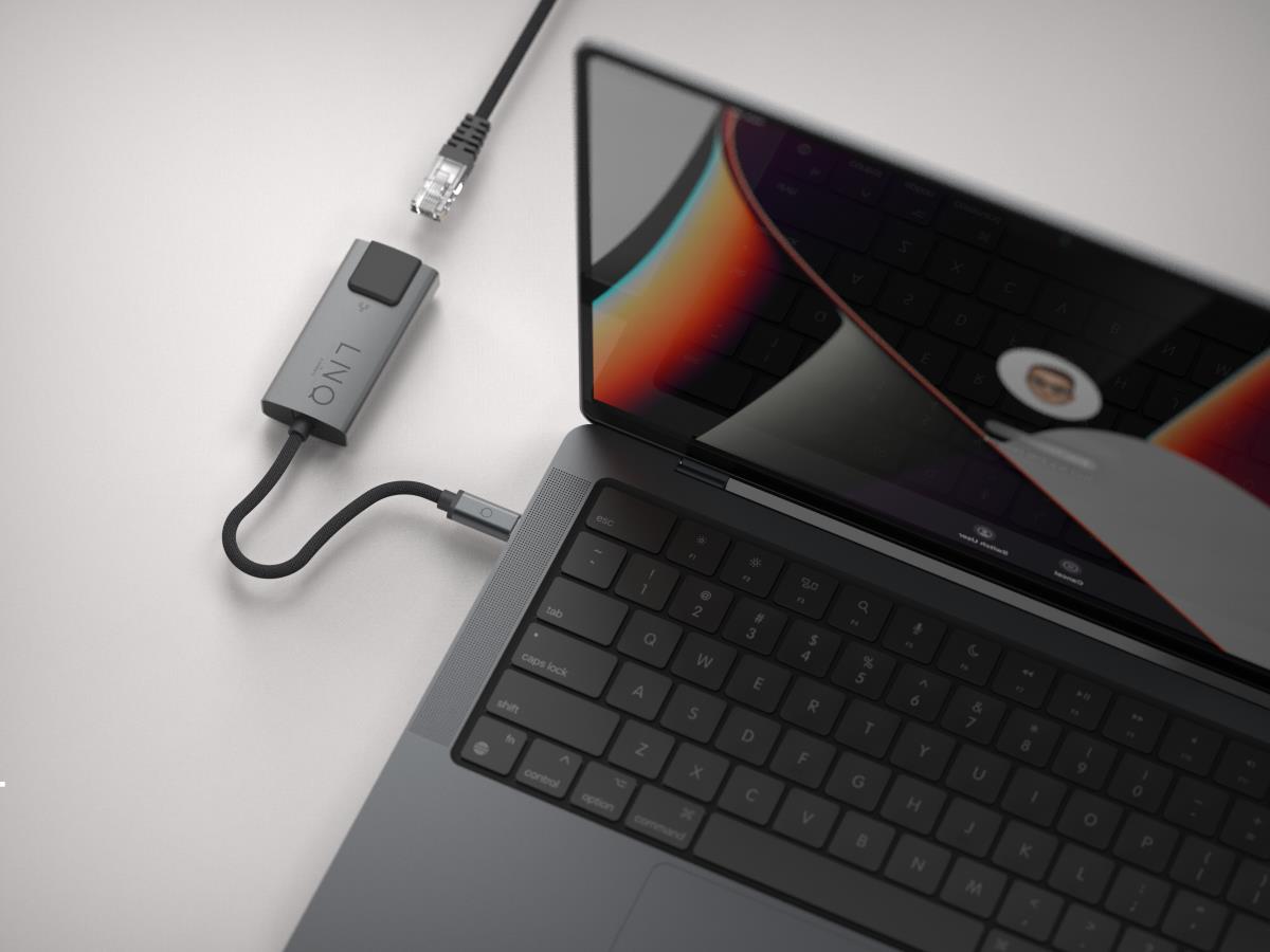 Xtorm byELEMENTS LQ48023 - 2.5Gbe USB-C Ethernet Adapter - USB 3.2 Gen 1 (3.1 Gen 1) Type-C - Black thumbnail