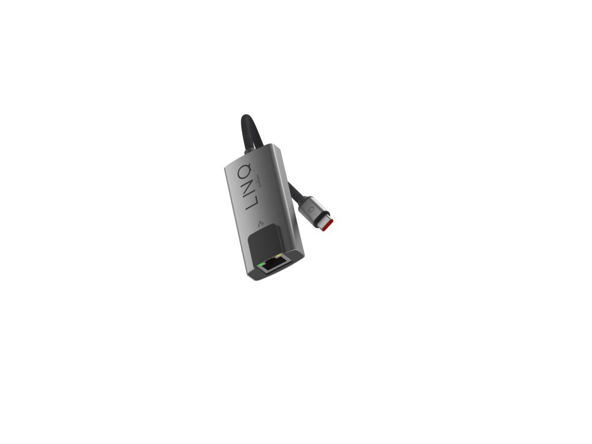 Xtorm byELEMENTS LQ48023 - 2.5Gbe USB-C Ethernet Adapter - USB 3.2 Gen 1 (3.1 Gen 1) Type-C - Black thumbnail