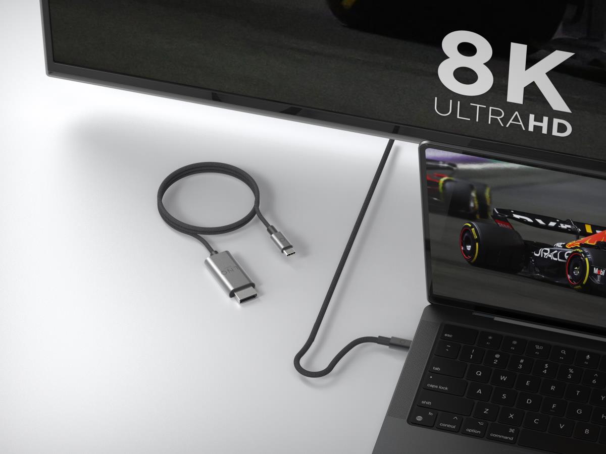 EU Product - Xtorm byELEMENTS LQ48024 - 8K/60Hz USB-C to DisplayPort Pro Cable 2m - 2 m - USB Type-C - DisplayPor thumbnail
